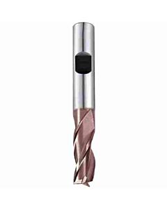 1x3x6x47, End mill, Z3 HSSCo8%, TiAlN, DIN844, GB573010