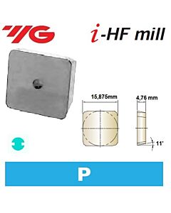 Carbide milling insert, SPCN1504EDTR YGP30, YG
