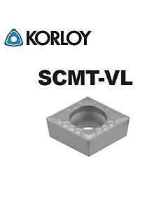 SCMT09T308-VL CN2500, Korloy, Płyta obrotowa KERMET atspari smūgiams ir vibracijoms