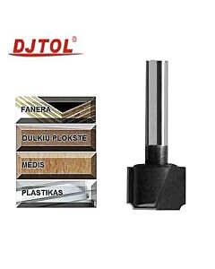 R3, 16mm, Milling cutter with carbide plate, MDF and wood, DJTOL