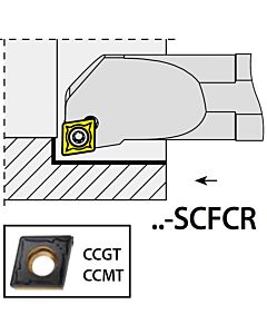 S12K-SCFCR09, 16x12x125xRH/CC09T3,  ISO Turn Holder Internal, YG1
