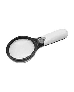 Magnifying glass, 90mm with illumination 3 LED bulbs