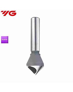 10mm 6X45-90˚ Deburring tool with hole HSSCo8%, YG C1109100