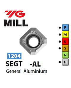 SEGT1204-AL-YG50, Milling insert, YG