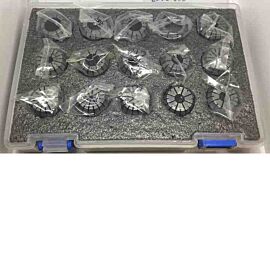ER25, Collets set, 2-16mm, 15pcs. Tolerance 0,008mm